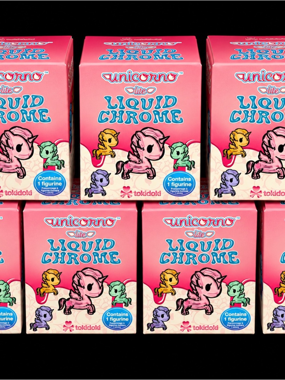 Tokidoki Unicorno Lite Liquid Chrome - 7 Blind Boxes – New & Sealed